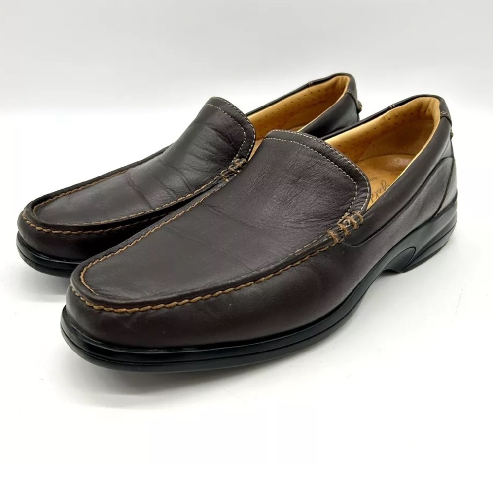 Sperry Top-Sider Gold Cup Dark Brown Deerskin Leather Loafers